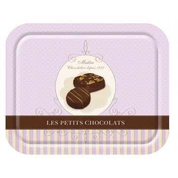 Petit plateau LES PETITS CHOCOLATS collection plaisirs chocolatés