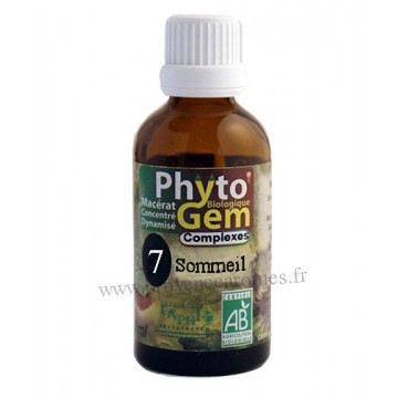 N°7 Sommeil Phyto'gem BIO complexe Phytofrance Euro Santé Diffusion