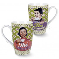 Mug THÉ EXTRAORDINAIRE Natives déco rétro vintage 