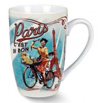 Mug PARIS PAULETTE Natives déco rétro vintage 