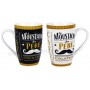 2 Mugs MOUSTACHE DU PÈRE COLATEUR Natives déco rétro vintage