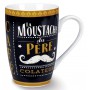 2 Mugs MOUSTACHE DU PÈRE COLATEUR Natives déco rétro vintage