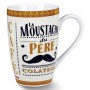 2 Mugs MOUSTACHE DU PÈRE COLATEUR Natives déco rétro vintage