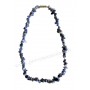 Collier en Sodalite pierre naturelle collier baroque pierres brutes