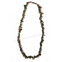 Collier en Unakite pierre naturelle collier baroque pierres brutes