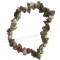 Bracelet en Unakite pierre naturelle collier baroque pierres brutes