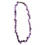 Collier en Améthyste pierre naturelle collier baroque pierres brutes