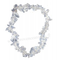 Bracelet en Cristal de Roche pierre naturelle bracelet baroque pierres brutes