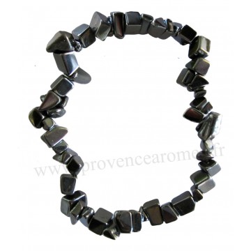 Bracelet en Hématite pierre naturelle bracelet baroque pierres brutes