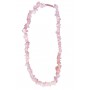 Collier en Quartz Rose pierre naturelle collier baroque pierres brutes