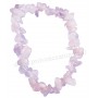 Bracelet en Quartz Rose pierre naturelle bracelet baroque pierres brutes