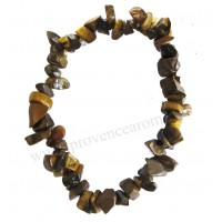 Bracelet en Oeil de tigre pierre naturelle bracelet baroque pierres brutes