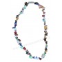 Collier en multi-pierres pierre naturelle collier baroque pierres brutes