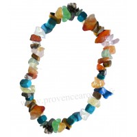 Bracelet en multi-pierres pierre naturelle collier baroque pierres brutes