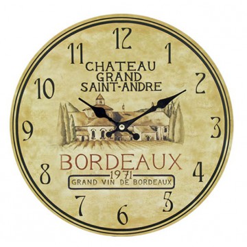 Horloge Grand Vin de BORDEAUX Chateau Grand Saint-André