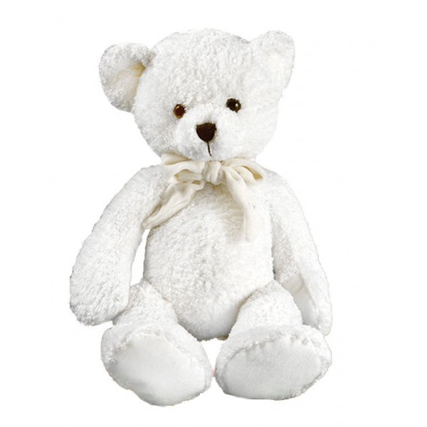 ours peluche blanc