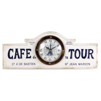 Horloge beige CAFÉ DE LA TOUR PARIS