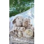 Coffret Doudou Lapin Calin FAIS DE BEAUX RÊVES Amélie et Mélanie Lothantique