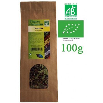 Tisane équilibre cycle au Féminin mélange de plantes Bio Phytofrance 100g