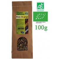 Tisane Maux de gorge mélange de plantes Bio Phytofrance 100g