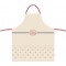 Tablier de cuisine ÉPICERIE FINE beige déco rétro de charme