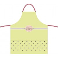Tablier de cuisine ÉPICERIE FINE vert déco rétro de charme Provence