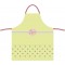 Tablier de cuisine ÉPICERIE FINE vert déco rétro de charme Provence