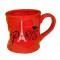 Mug PARIS Mug rouge original en céramique déformé