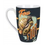 Mug FOU D' FOOT Natives déco rétro vintage 