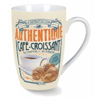 Mug CAFÉ-CROISSANT Natives déco rétro vintage 