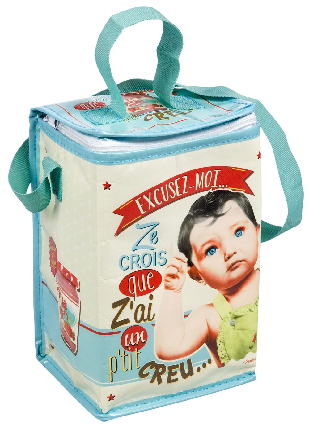 Sac Isotherme Bebe Petite Faim Natives Deco Retro Vintage Provence Aromes Tendance Sud