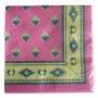 Serviettes en papier déco style tissus Provençale authentique mouche Fond Rose