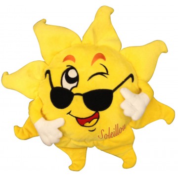 Grande Peluche Soleil Soleillou Clin D Oeil Et Lunette De Soleil Provence Aromes Tendance Sud