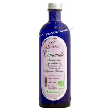 Eau de Camomille BIO Phytofrance pour la digestion, soin des yeux, beauté de la peau