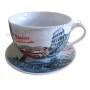 Coffret tasse déjeuner Vespa La Dolce Vita Italia déco rétro vintage