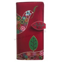 Portefeuille Compagnon COLOMBE rouge