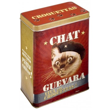 Boite A Croquettes Chat Guevara Natives Deco Retro Vintage Provence Aromes Tendance Sud