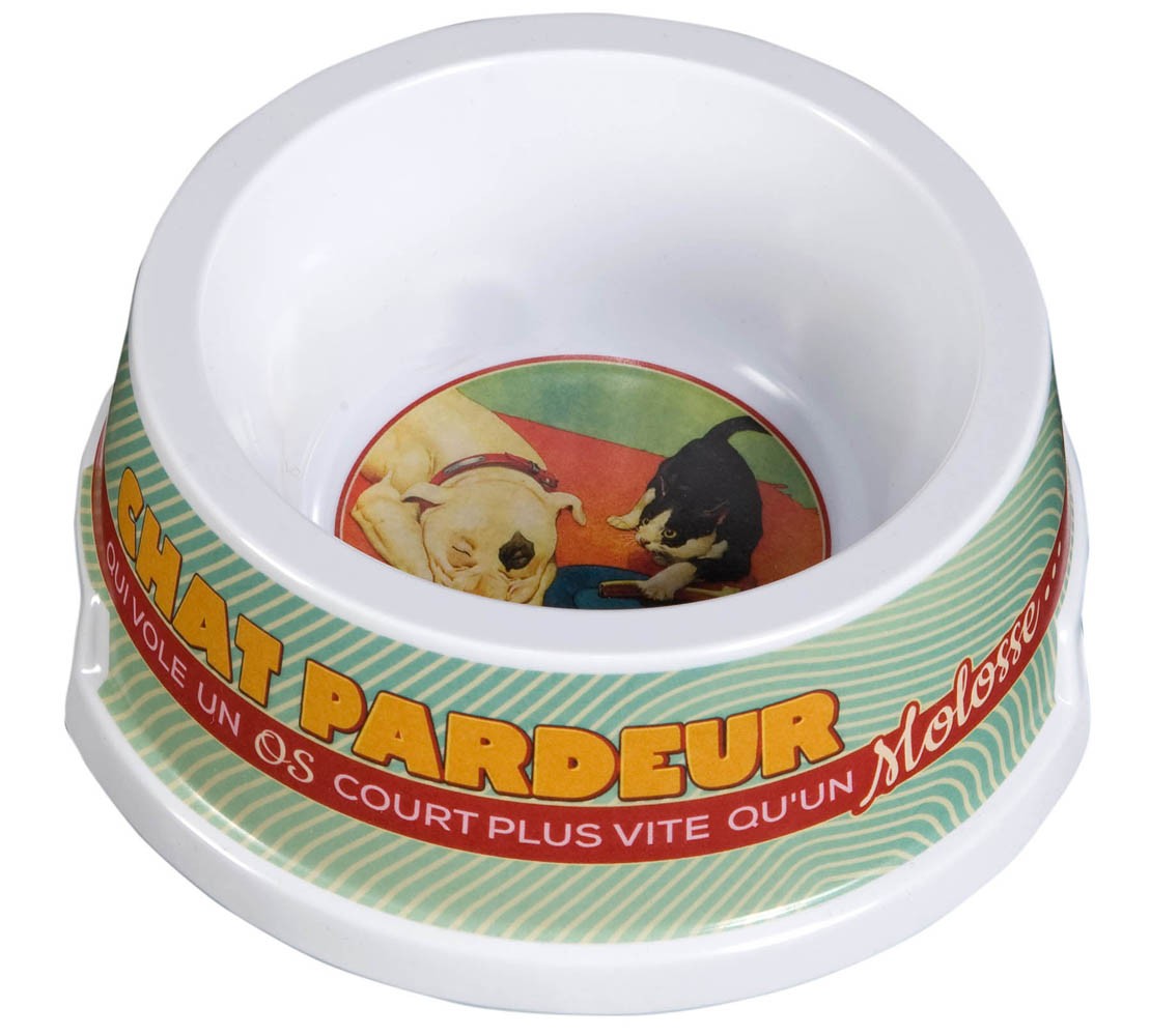 Gamelle Chat Pardeur Natives Deco Retro Vintage Humoristique Provence Aromes Tendance Sud