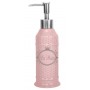 Distributeur céramique de savon liquide déco Rétro de charme Rose à Pois Gris LE BAIN