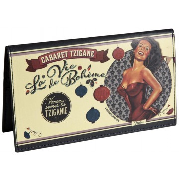 Porte chéquier LA VIE DE BOHÈME Natives déco rétro vintage