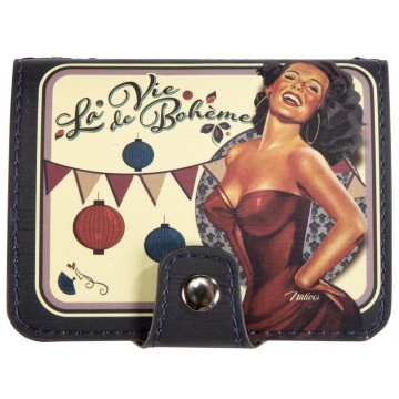 Porte-cartes bancaires LA VIE DE BOHÈME Natives déco rétro vintage