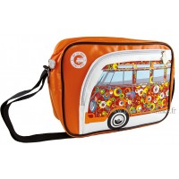 Sac vw combi Volkswagen orange et multicolore à bandoulière Brisa rétro vintage collection