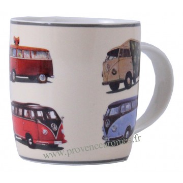 Mug combi Volkswagen Parade en céramique Brisa rétro vintage collection