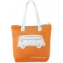 Sac Cabas en toile vw combi Volkswagen orange Brisa rétro vintage collection