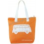 Sac Cabas en toile vw combi Volkswagen orange Brisa rétro vintage collection