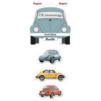 lot de 3 magnets coccinelle édition spéciale Volkswagen Brisa rétro vintage collection