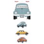 lot de 3 magnets coccinelle édition finale Volkswagen Brisa rétro vintage collection