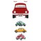lot de 3 magnets coccinelle édition spéciale Volkswagen Brisa rétro vintage collection