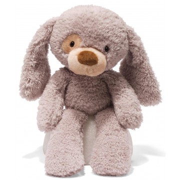 Peluche doudou CHIEN TOUT DOUX avec tache sur l’œil droit 