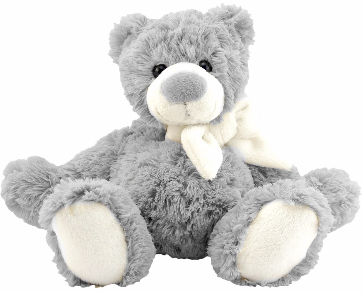 ours peluche gris